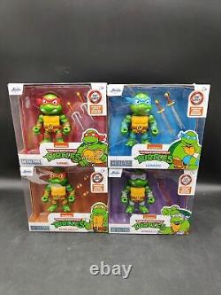 Ensemble complet de 4 figurines moulées sous pression Teenage Mutant Ninja Turtles Tmnt de Jada Toys