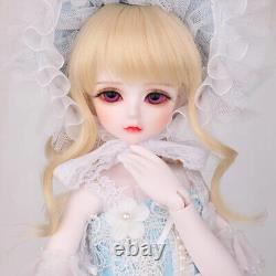 Ensemble complet de poupée BJD 1/4 en résine, poupée articulée, jolie fille avec yeux, maquillage de visage, robe, jouet