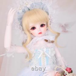 Ensemble complet de poupée BJD 1/4 en résine, poupée articulée, jolie fille avec yeux, maquillage de visage, robe, jouet