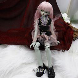 Ensemble complet de poupée BJD Elfe Garçon 1/4 Corps articulé Vêtements Yeux Maquillage Jouet Cadeau