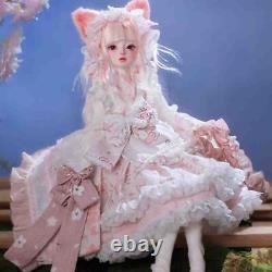 Ensemble complet poupée BJD 1/4 en résine fille en uniforme japonais cadeau de Noël jouet