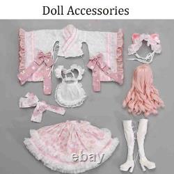 Ensemble complet poupée BJD 1/4 en résine fille en uniforme japonais cadeau de Noël jouet