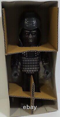 Ensemble complet x3 de figurines d'action en fer-blanc à remonter Vintage Planet of the Apes Medicom Toy NEUF