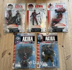 Ensemble de 5 figurines Akira / Lot de travail / Échelle 6 McFarlane Toys / 2000 Tout neuf