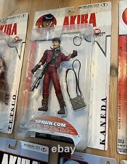 Ensemble de 5 figurines Akira / Lot de travail / Échelle 6 McFarlane Toys / 2000 Tout neuf