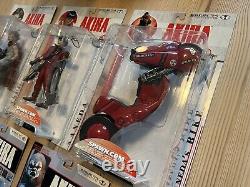 Ensemble de 5 figurines Akira / Lot de travail / Échelle 6 McFarlane Toys / 2000 Tout neuf