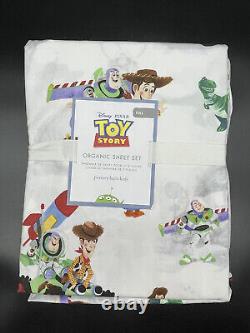 Ensemble de Draps Complets Organiques Disney Pixar Toy Story de Pottery Barn Kids Neuf avec Étiquettes