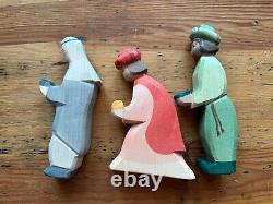 Ensemble de Rois Orientaux Ostheimer Nativité État Neuf Figurines Grande Taille