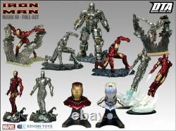 Ezhobi Toys Dta Iron Man Mark II III Ensemble Complet Avec Bonus Mark I Pas Hot Toys