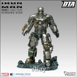 Ezhobi Toys Dta Iron Man Mark II III Ensemble Complet Avec Bonus Mark I Pas Hot Toys