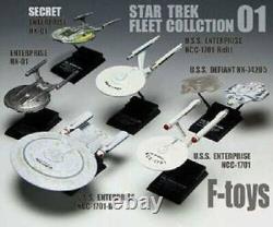 F-toys, STAR TREK FLEET COLLECTION, Ensemble complet des 6 figurines + Figurine limitée