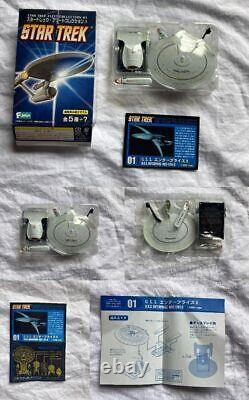 F-toys, STAR TREK FLEET COLLECTION, Ensemble complet des 6 figurines + Figurine limitée