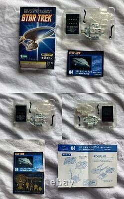 F-toys, STAR TREK FLEET COLLECTION, Ensemble complet des 6 figurines + Figurine limitée