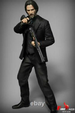 Feu A028 1/6th Keanu Reeves Tueur Homme 12'' Jeu De Figure D'action Ensemble Complet