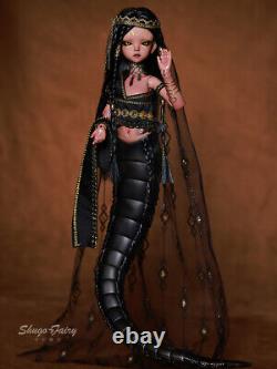 Fille de fantaisie serpent 1/6 Poupée BJD en résine Ball Jointed Full Set Doll Queue jouet