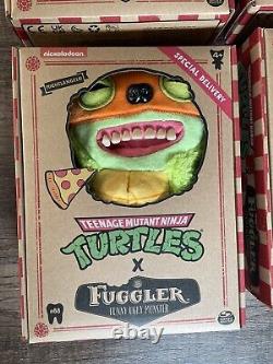 Fuggler TMNT Tortues Ninja Édition Limitée Ensemble Complet de 4 Scellé