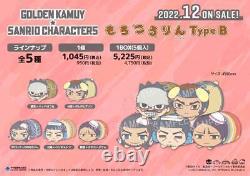 Golden Kamuy X Sanrio Personnages Mochikororin Peluche Jouet A Type & B Type Ensemble Complet