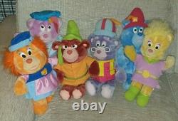 Gummi Bears Plush Soft Toy Collection Ensemble Complet (rare)