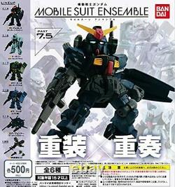 Gundam Mobile Suite Ensemble 7.5 6 Types Set Full Comp Gacha Capsule Toy Japan