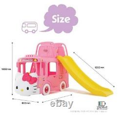 Hello Kitty 3-en-1 Bus Full Set Clime - Slide Avec Swing Kids Toy Indoor/outdoor