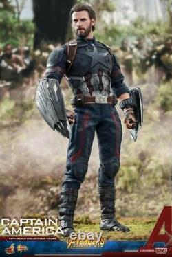 Hot Toys 1/6th Mms480 Avengers Infinity War Captain America Full Set Model Toy