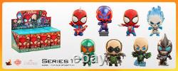 Hot Toys Collection Cosbi Bobble-head De Marvel (ensemble Complet De 8)