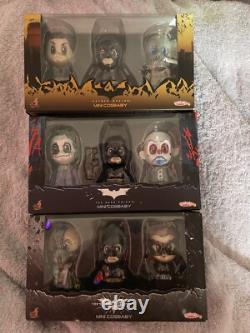 Hot Toys - La trilogie The Dark Knight - Ensemble complet Mini Cosbaby