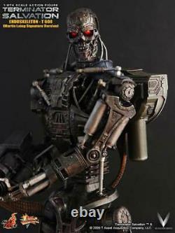 Hot Toys Movie Masterpiece Terminator 4 End Skeleton T-600 1/6 Scale Figure Used