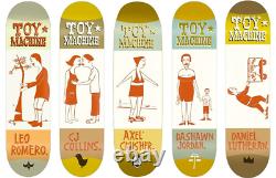 Jeu Machine X Margaret Kilgallen Artist Series Ensemble Complet 5 Skateboard Decks