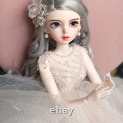 Jolie poupée BJD 1/3 grande fille avec ensemble complet de vêtements, jouet réaliste fait main