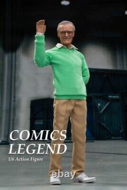 Jouets Chauds 1/6 Échelle Ensemble Complet Comics Stan Lee 12in Action Figure Hero Legend