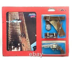 Jouets Edison Vintage 1980 Boîte Complète Pistolet Jouet Italie CHICAGO Années 20 RARE ENSEMBLE Z