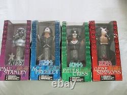 Jouets Mcfarlane Kiss Stats Collectables Full Set With Silver Starchild