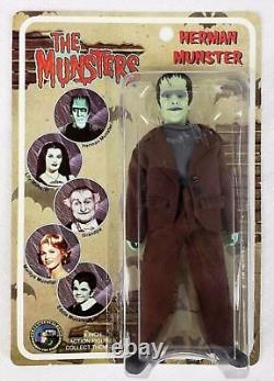 Jouets de télévision classiques : Figurines d'action rétro de la série télévisée Les Munsters, ensemble complet disponible