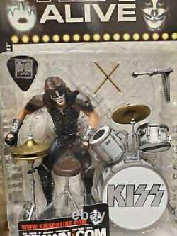 Kiss Alive Mcfarlane Toys 2000 Figurines D’action Ensemble Complet De 4 Nouveaux Scellés