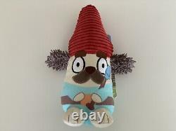 L'ensemble complet limité des jouets Bluey Hammerbarn Bunnings Gnomes Hat Book ultime.