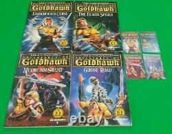 Les Aventures De Goldhawk Vgc Full Set 1-4! Fighting Fantasy Puffin