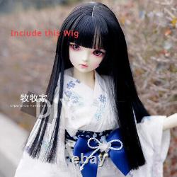 Maquillage de demi-BJD Doll 30 pouces Fille Femme Yeux Perruque Robe Résine Jouets Cadeaux ENSEMBLE COMPLET