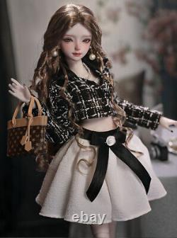 Maquillage de visage de poupée BJD en résine 1/4, articulations flexibles, tenue de princesse, ensemble complet de jouets pour fille