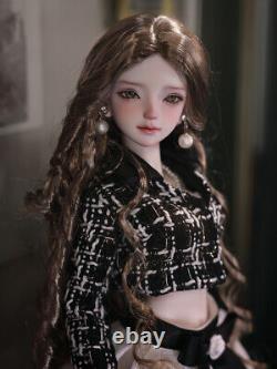 Maquillage de visage de poupée BJD en résine 1/4, articulations flexibles, tenue de princesse, ensemble complet de jouets pour fille