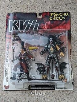 McFarlane Toys Kiss Psycho Circus Ensemble de 4 membres du groupe complet