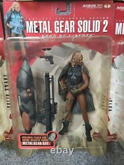 Mcfarlane Metal Gear Solid Sons Of Liberty Figurines Ensemble Complet De 6 Non Ouvert