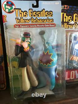 Mcfarlane Toys 1999 The Beatles Yellow Submarine Full Set, New, Boxes In Opened