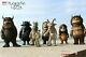 Medicom Toy Where The Wild Things Are Kaiju Monster 7 Figure Full Set Japon D7