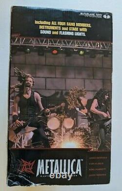 Metallica Harvesters Of Sorrow Flambant Nouveau Mcfarlane Toys Full Band Box Set Stage