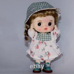 Mini poupée BJD en résine 1/12 tête ouvrable + ensemble complet de vêtements faits à la main jouet mignon