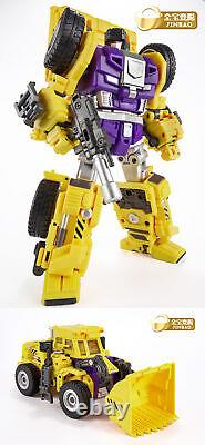 Nouveau Jinbao Devastator surdimensionné 6 pièces Ensemble complet Figurine jaune Jouet SANS BOÎTE