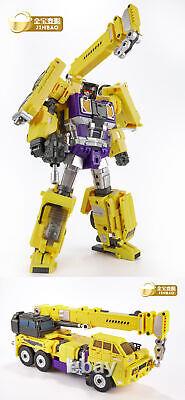 Nouveau Jinbao Devastator surdimensionné 6 pièces Ensemble complet Figurine jaune Jouet SANS BOÎTE