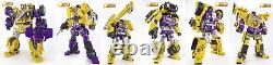 Nouveau Jinbao Devastator surdimensionné 6 pièces Ensemble complet Figurine jaune Jouet SANS BOÎTE