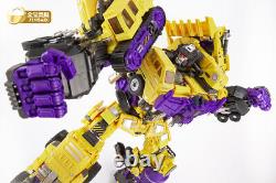 Nouveau Jinbao Devastator surdimensionné 6 pièces Ensemble complet Figurine jaune Jouet SANS BOÎTE